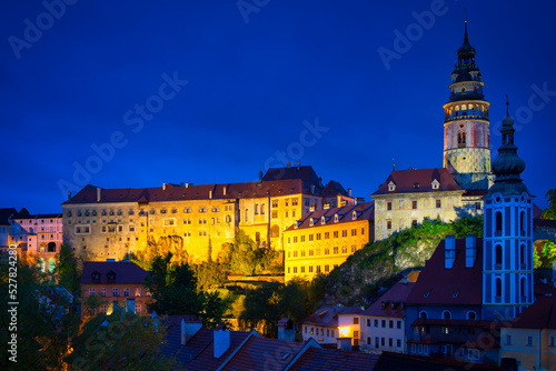 Cesky Krumlov at night