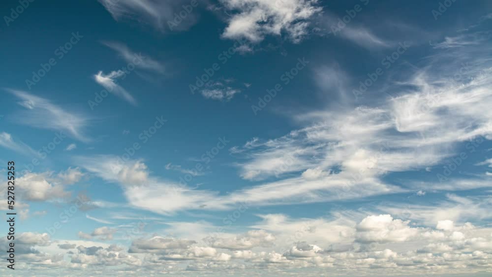 Clouds. Blue sky. Puffy fluffy clouds. Cumulus cloudscape timelapse. Time lapse. Nature weather. Cloud time lapse nature background Clouds. Blue sky. Puffy fluffy clouds. Cumulus cloudscape timelapse. Time lapse. Nature weather. Cloud time lapse nature background