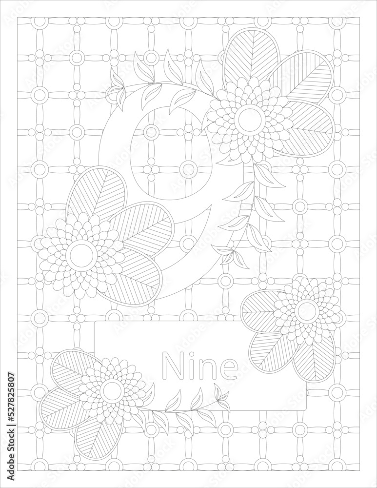numbers coloring pages,numbers coloring pages for kids and adults ...