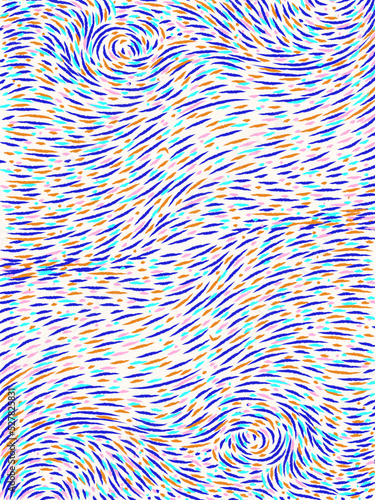 Aesthetic abstract lines  stripe  grain hand drawing vector illustration background.