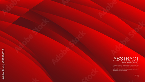 Red abstract wave background, wave vector, Geometric vector, Minimal Texture, web background, red cover background design, flyer template, banner, book cover, wall decoration wallpaper. vector eps10