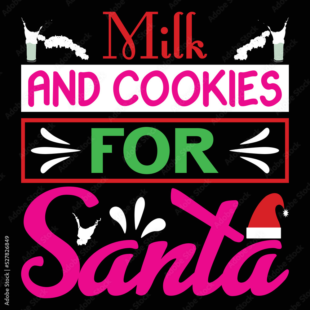 Fototapeta premium THE NEW CHRISTMAS T-SHIRT DESIGN