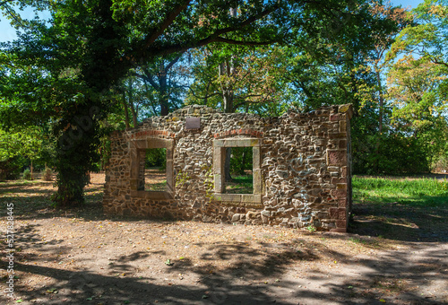 Ruins of an old hous in Haldensleben, Germany photo