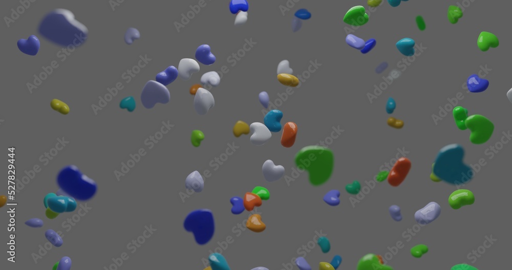 background with hearts made in 3d background with hearts made in 3d