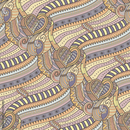 diagonal style ethnic culture seamless pattern