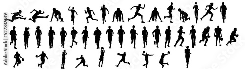 sports people silhouettes sport silhouette 