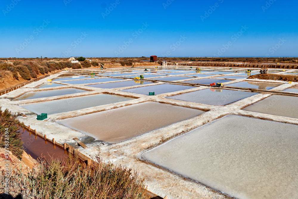 the salt marsh of Olhao in summer, Algarve, Portugal Stock Photo | Adobe Stock