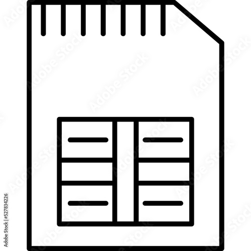 Phone Sim Card Icon