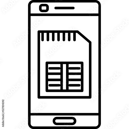 Phone Sim Card Icon