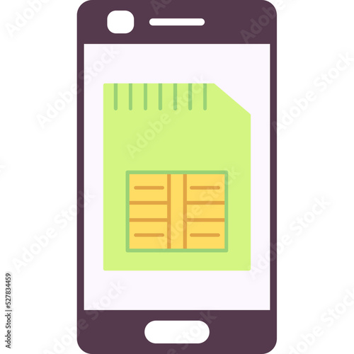 Phone Sim Card Icon photo