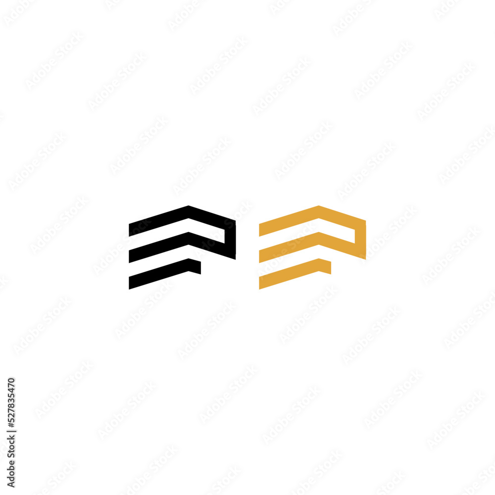 Template logo huruf ep tanda vektor Template logo huruf ep tanda vektor