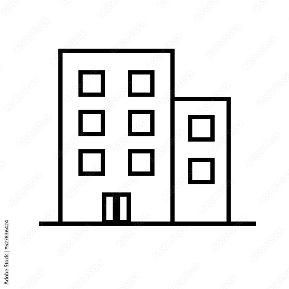 Building icon. Office icon. Vector. Building icon. Office icon. Vector.