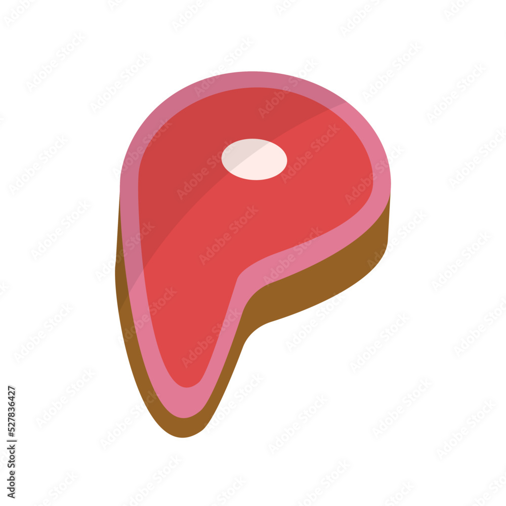 Meat icon. Raw meat. Fresh meat. Vector. Meat icon. Raw meat. Fresh meat. Vector.