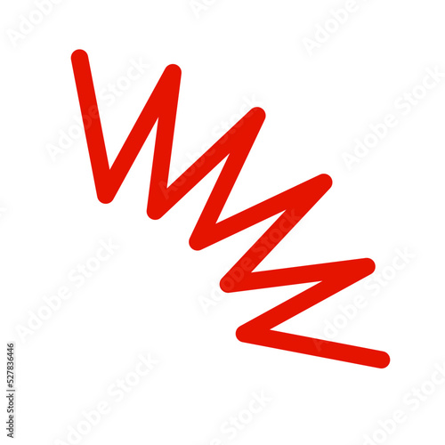 Emotional sign of surprise or shock. Accident or emphasis. Vector.