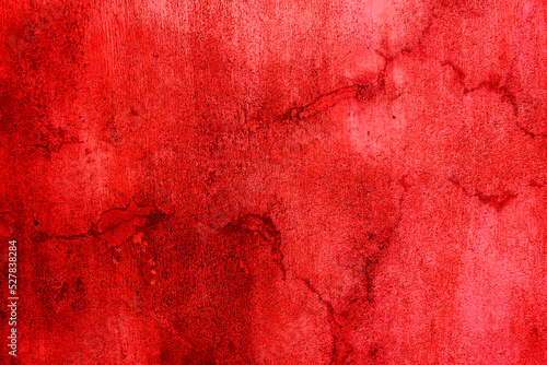 Red grunge abstrack background texture red concrete wall. horror and scary concept © RUSWANTO