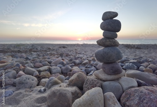 stones on the beach