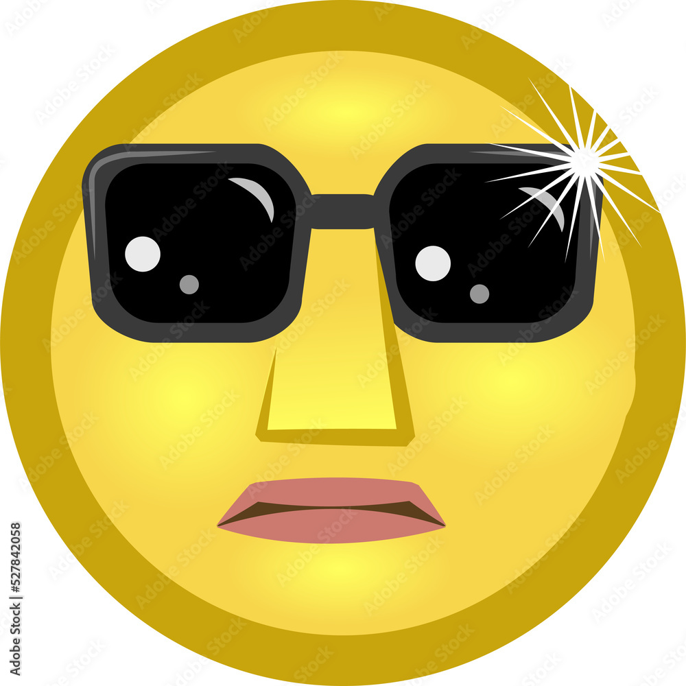 Naklejka premium Emoticon