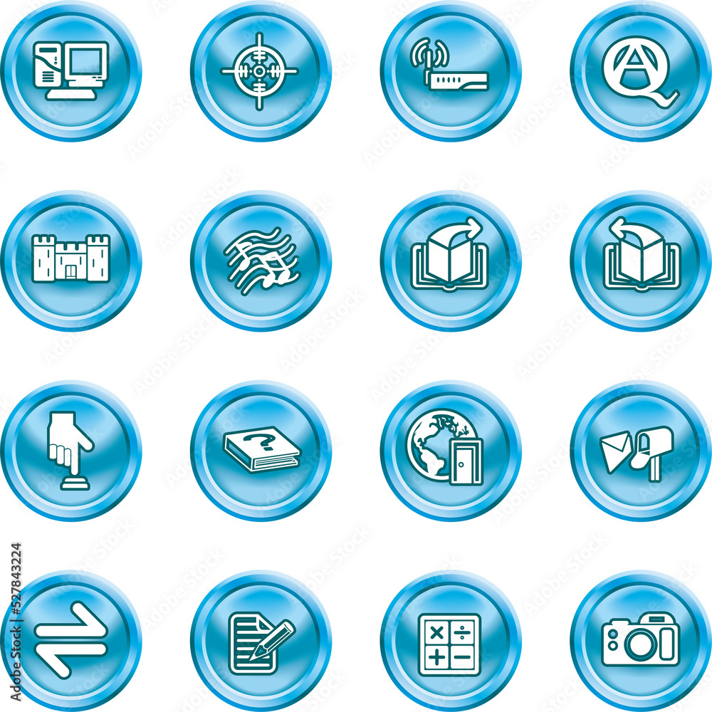 Internet or Computing Icon Set Internet or Computing Icon Set