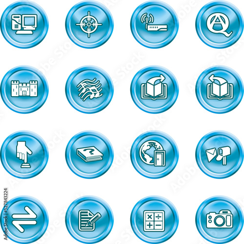 Internet or Computing Icon Set