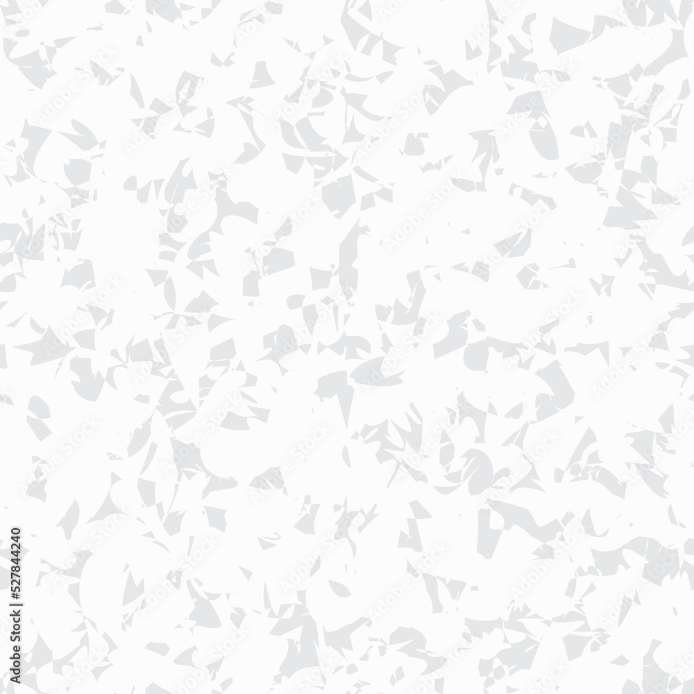 Small random fragments on a white surface. Gray mosaic tiles, marble glass, stone art. Terrazzo seamless pattern. Granite wall texture. Venice vector organic design. Irregular floor covering. Linoleum Small random fragments on a white surface. Gray mosaic tiles, marble glass, stone art. Terrazzo seamless pattern. Granite wall texture. Venice vector organic design. Irregular floor covering. Linoleum