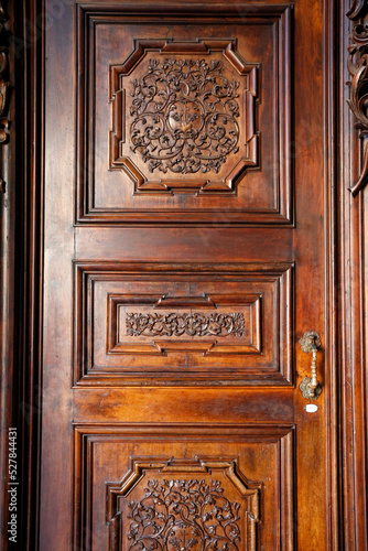 Door of San Vittore al Corpo's church, Milan. photo