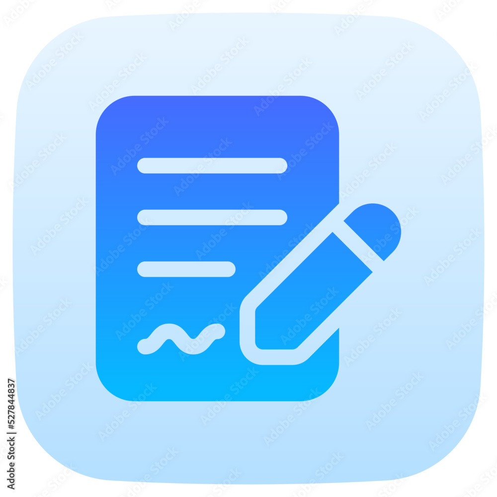 agreement flat gradient icon agreement flat gradient icon