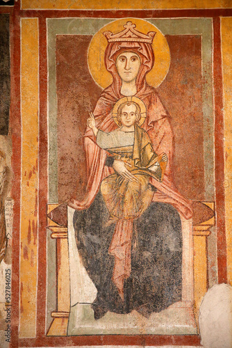 Fresco in San Aquilino's chapel, San Lorenzo Maggiore's basilica, Milan.