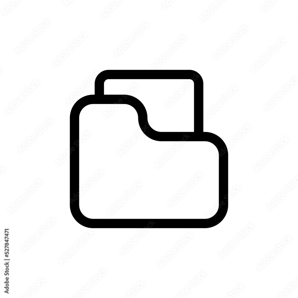 folder line icon folder line icon