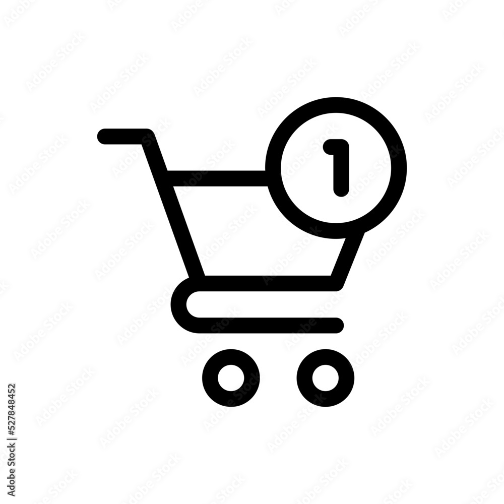 shopping cart line icon shopping cart line icon