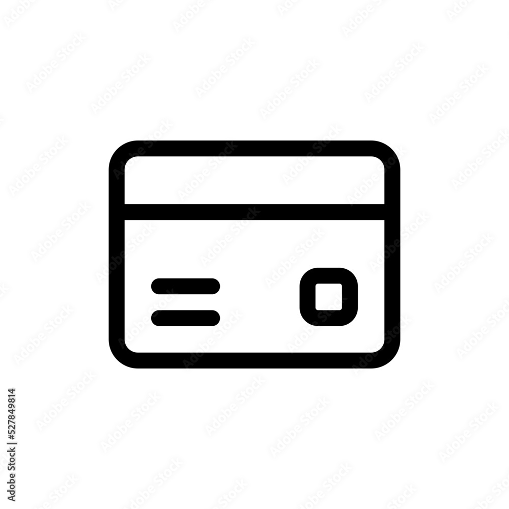 credit card line icon credit card line icon