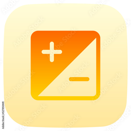 exposure flat gradient icon