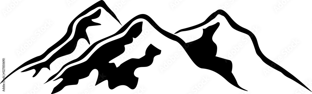 Obraz premium Mountain icon