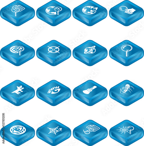 Web Search Icon Series Set