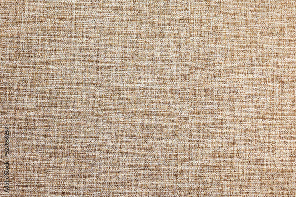 Fototapeta premium The texture of beige vinyl wallpaper of the matting type. Embossed pattern as a background for the design