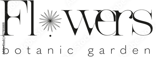 logo for a flower shop