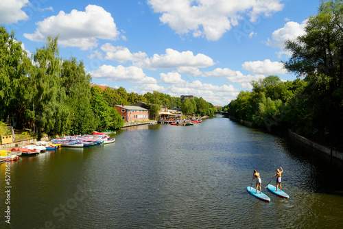Wassersport am Osterbekkanal