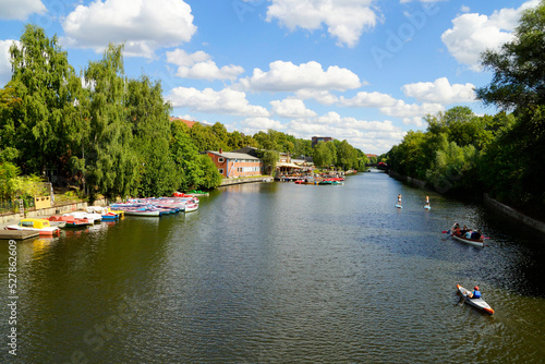 Wassersport am Osterbekkanal