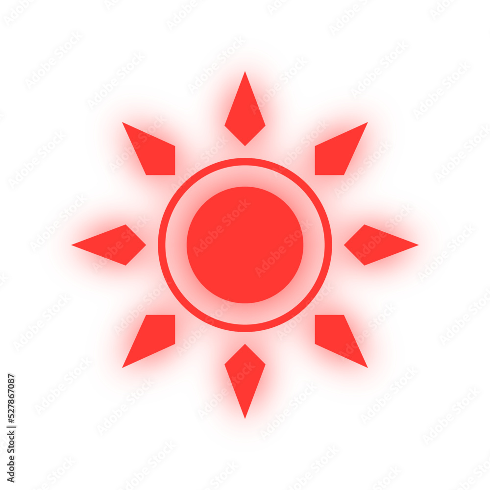neon sun element
neon sun element