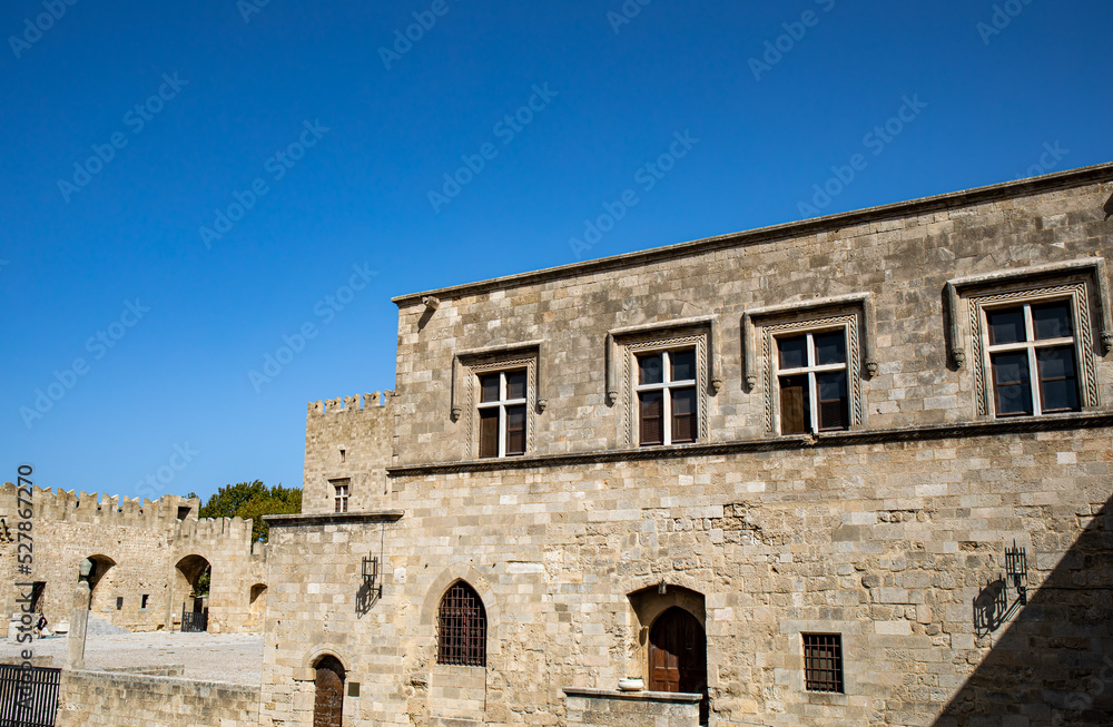 The citadel of Rhodes, Greece