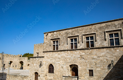The citadel of Rhodes  Greece