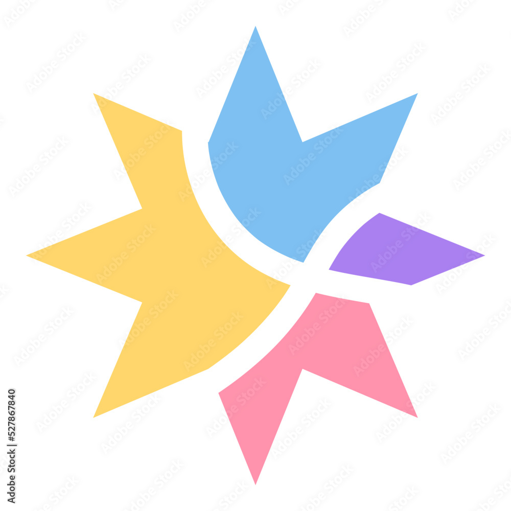 colorful pattern star element
colorful pattern star element