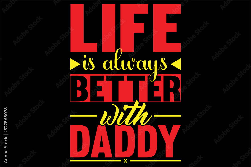 Typography Father's T Shirt Design