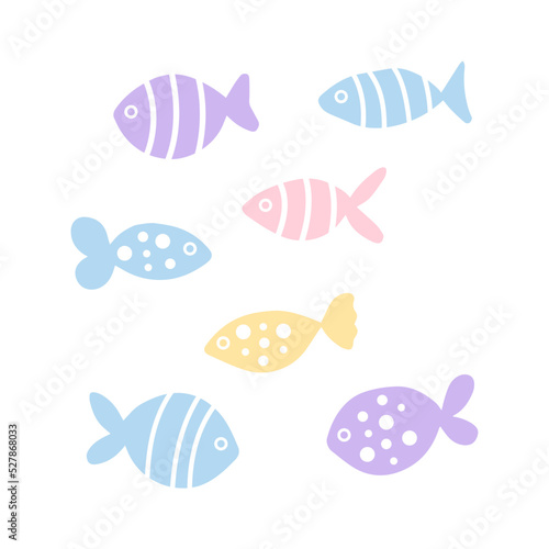colorful fish pattern 