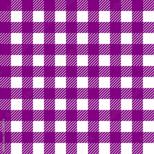 purple and white plaid design for fabric