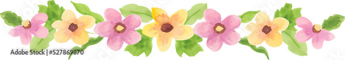 Floral Border Watercolor