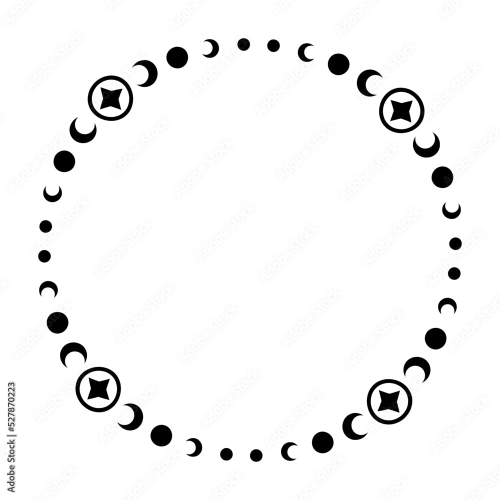 moon art circle frame
moon art circle frame