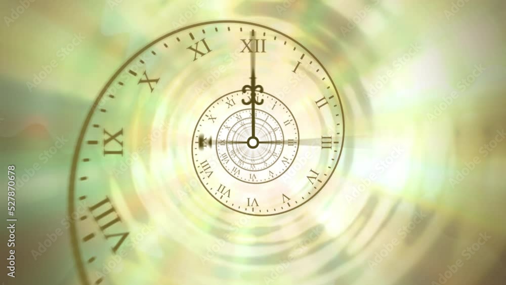 Time Spiral Hypnotic Clock Dial Loop Animation Time Spiral Hypnotic Clock Dial Loop Animation