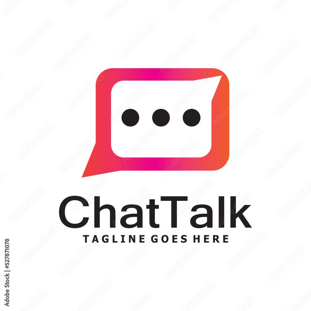chat bubble logo icon vector illustration template chat bubble logo icon vector illustration template