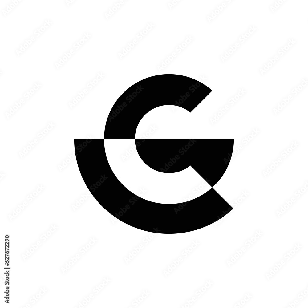 Letter C logo or icon design. template elements. geometric abstract logos Letter C logo or icon design. template elements. geometric abstract logos