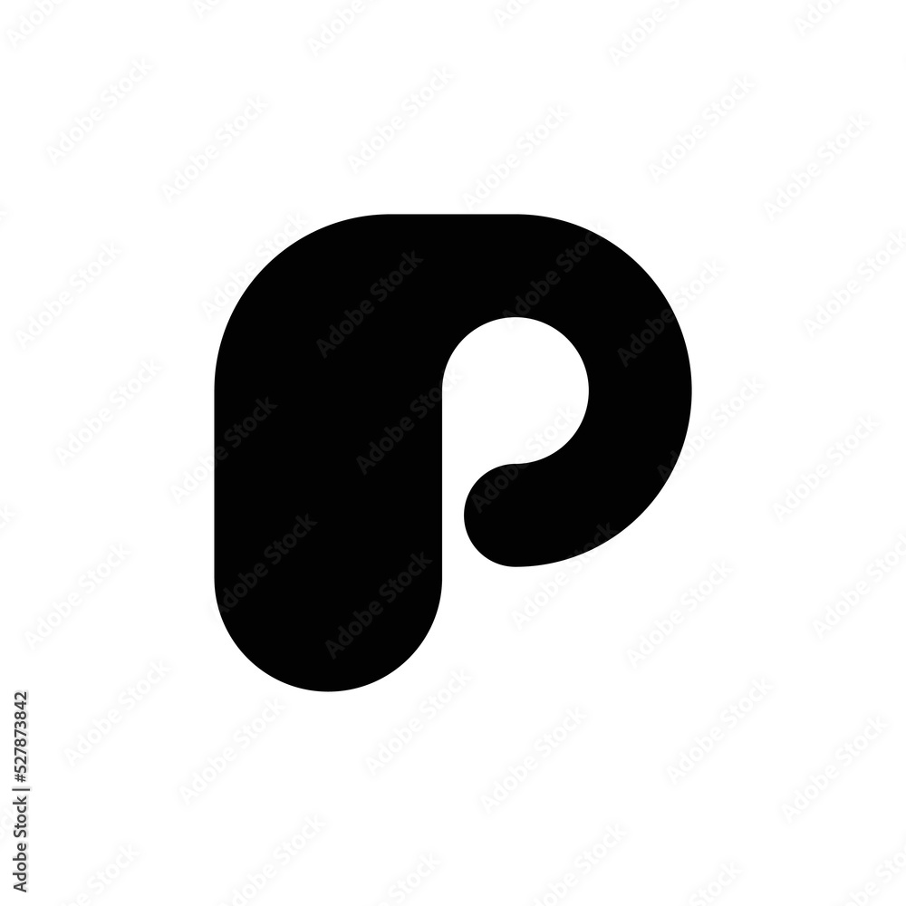 Letter P logo or icon design. template elements. geometric abstract logos Letter P logo or icon design. template elements. geometric abstract logos